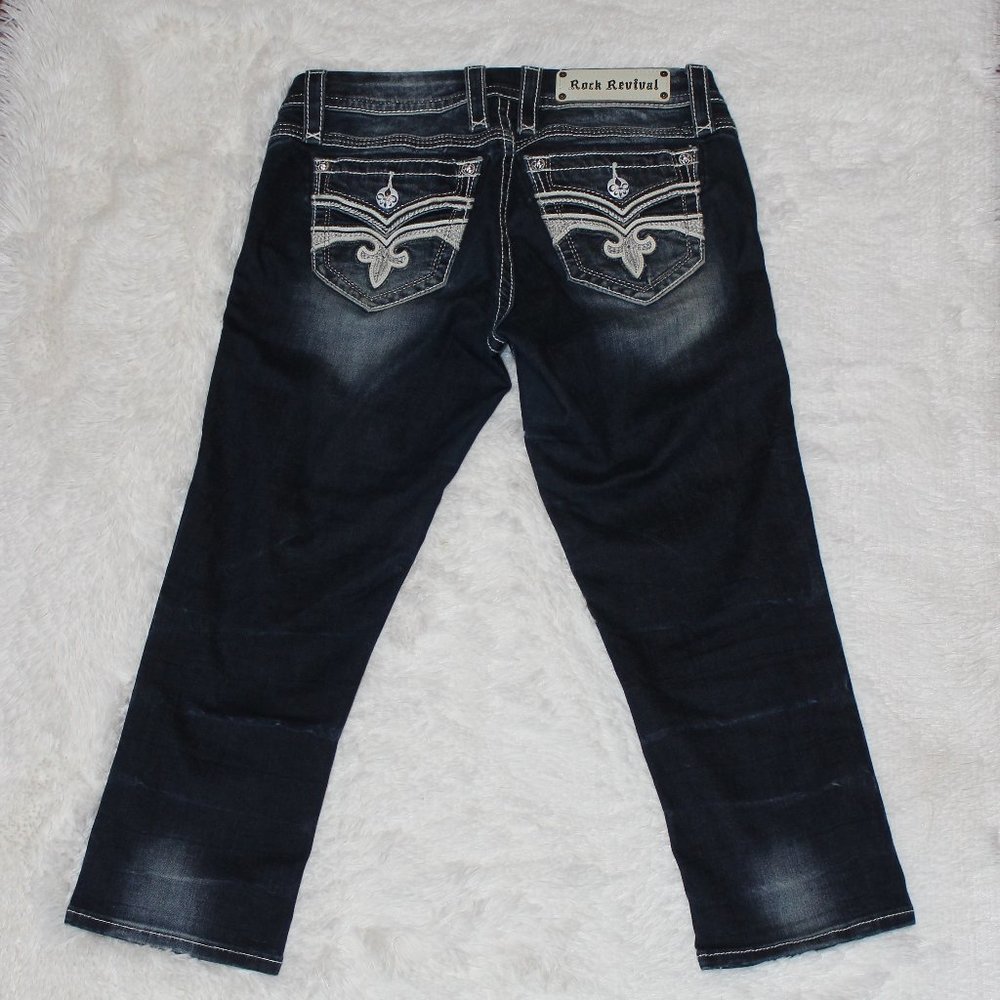 Rock Revival Women's Sukara Easy Crop Jeans Size 27